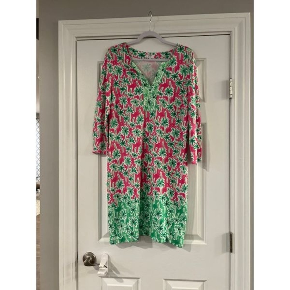 Crown & Ivy palm tree dress size medium